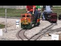 Big Creek & Southern | Long Train Meet | Hot Rail Live Steam Action