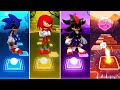Sonic Exe 🔴 Knuckles Exe 🔴 Shadow Exe 🔴 Super Sonic Exe || Tiles Hop EDM RUSH 🎶🎮