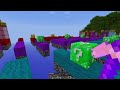 Playing Emerald Lucky Block Race in Minecraft!