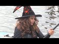 A Massive coven of paddle boarding witches swarmed the Willamette River