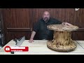 Realizzo tavolino da una bobina di cavo (fai da te) - Coffee table