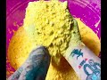 Crispy Yellow Dip Dyed Fresh Gym Chalk
