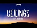 Lizzy McAlpine - ceilings (TikTok sped up) [1 HOUR/Lyrics] But it's over, and you're driving me home