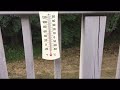 How to set up an outdoor thermometer