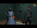 Rich Granny vs Poor Granny - funny horror school animation (81-100 series in a row)