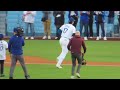 【激レア】なんと大谷が始球式に登場！スタジアム大喝采！現地映像