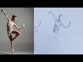 How To Draw Dynamic Pose|| Female Figure Drawing||Volumetric Drawing