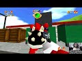 The Party Crashers' Editors get Burgers in SM64 (with guns)