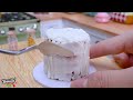 Rainbow KitKat Cake With M&M Candy 🌈 Sweet Miniature Rainbow Cake Decorating Ideas 🍭 Petite Baker ❤️