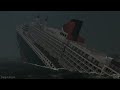 Queen Mary 2 sinks just like Titanic  - What if scenario