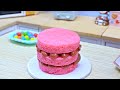 1000+Miniature Colorful Rainbow KitKat Cake Deacorating 🌈Miniature Rainbow Cake By Baking Yummy