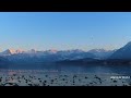 Switzerland 🇨🇭 Bernese Highlands Winter Sunset 4K Scenic Relax ASMR