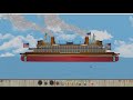 BREAKING THE TITANIC IN HALF WITH AN ICEBERG! - Floating Sandbox Gameplay