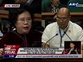 Santiago to Diaz: You're a graduate of Ateneo Law. Why am I not impressed with your testimony?