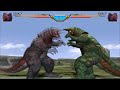 UFE3:Flame Gorzan/Gomorrah/Two-tailed monster vs Flame Gorzan/Gomorrah/Two-tailed monster