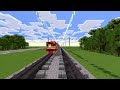 Minecraft KRL Indonesia Trains Railfanning Animation