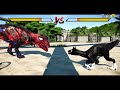 🌍 Spiderman Tyrannosaurus Vs Captain America Ultimasaurus Dinosaurs Fight  🌍Jurassic World Evolution