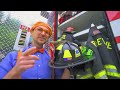 Blippi Español Explora los Camiones de Bomberos para niños | Canción del Camión de Bomberos