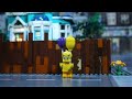 LEGO Tweety & Sylvester - Peaking over the fence - part 2 (stop-motion)