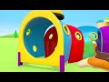 The puppy needs help! Police car cartoon for kids. Helper Cars ready to go. Cars and trucks for kids