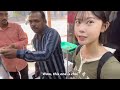 Korean girl are surprised with this Crazy Big India 🇮🇳 food!
