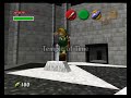 Temple of Time - Link pulling out the sword and putting it back