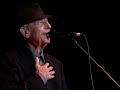 Leonard Cohen - Tower Of Song (Live in London)