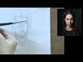 Realtime Portrait Drawing | Block-In Method | Arshad Raza Syed | #Sketcomaniac