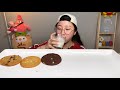 12 Subway Cookies of 6 Kinds. Eating Show. Dessert Mukbang