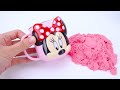 Satisfying Video l How To Make Rainbow Ice Cream with Kinetic Sand Cutting ASMR