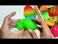 Cutting Fruits and Vegetables ASMR, Watermelon | Satisfying Video Wooden & Plastic Squishy Pop it