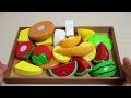 Relaxing Cutting Fruits & Vegetables ASMR ☆ Squishy and　ingredients.Lemon,strawberry,Egg