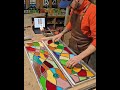 Colourful Traditional Stained Glass Window Making
