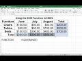 Learn SUM Function in Excel in 2 Minutes (Very Easy)