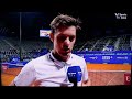 Nicolás Jarry entrevista tras la victoria de Wawrinka en la 2da ronda en 2024 Argentina Open