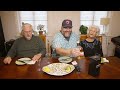 American Parents eat Danish Smørrebrød