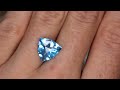 Cutting my own gemstone design in Blue Topaz