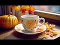 Positive October Jazz ☕ Relaxing Jazz Coffee Music and Sweet Autumn Bossa Nova Piano to Joyful Moods