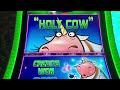 UNICOW Slot Bonus -take 2!  Did it REALLY happen again?!?  Jackpot Abduction from the Planet Moolah!