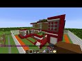 NOOB VS PRO: SAFEST MODERN FAMILY HOUSE Build Challenge In Minecraft!