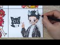 Drawing Happy Cat Meme - Smurf Cat & Banana Cat lore But Human / Apple cat, Maxwell cat