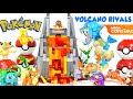 Pokémon Pikachu Growlithe Krabby & Diglett Volcano Rivals Mega Construx Unboxing