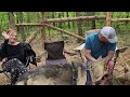 INSIDE THE NEW DOG PEN | dog, couple builds, tiny house, homesteading off-grid, rv life, rv living |