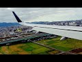 [Super Low Altitude!] Thrilling 180° Sharp Turn| Experience at Fukuoka Airport!