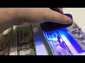 DIY UV ultraviolet light flashlight comparison.