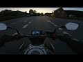 Sunset Ride | Honda CB650R [4K]