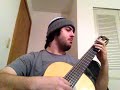 Greensleeves on classical guitar