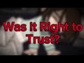 :/OFFICIAL TRAILER/: was it right to trust?