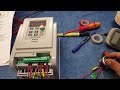 How to wire a AT-1 Vfd for external potentiometer and external forward/reverse/stop