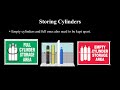 Compressed Gas Cylinders Safety Presentation Video